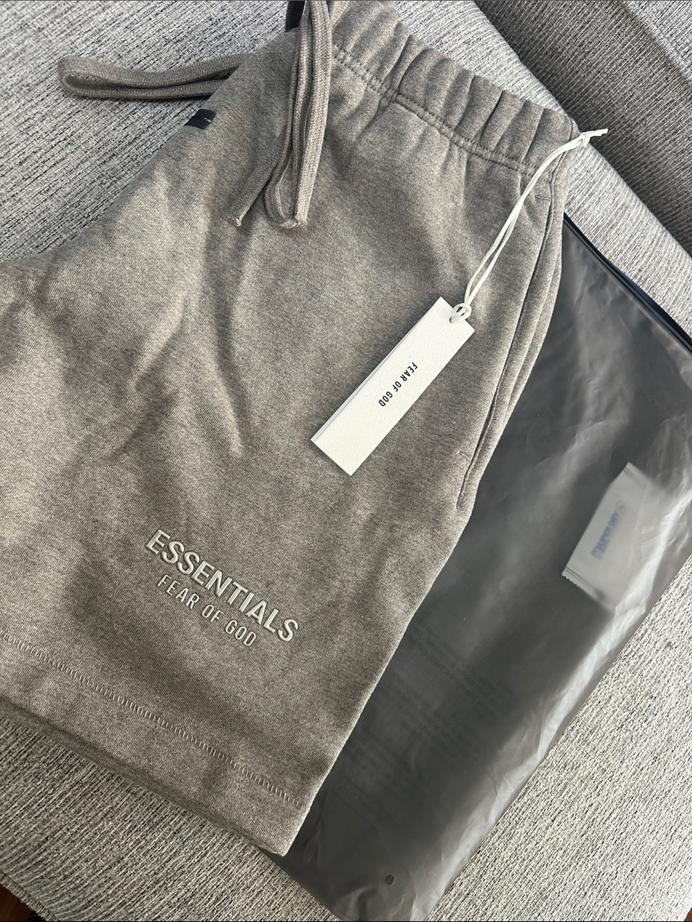 Fear of God ESSENTIALS Taupe/Gray Fleece Sweatpants